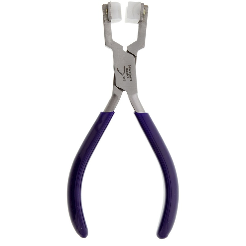 Jeweler's Basics - Pliers, Nylon Jaw, Bracelet Bending Tip 20mm x 10mm