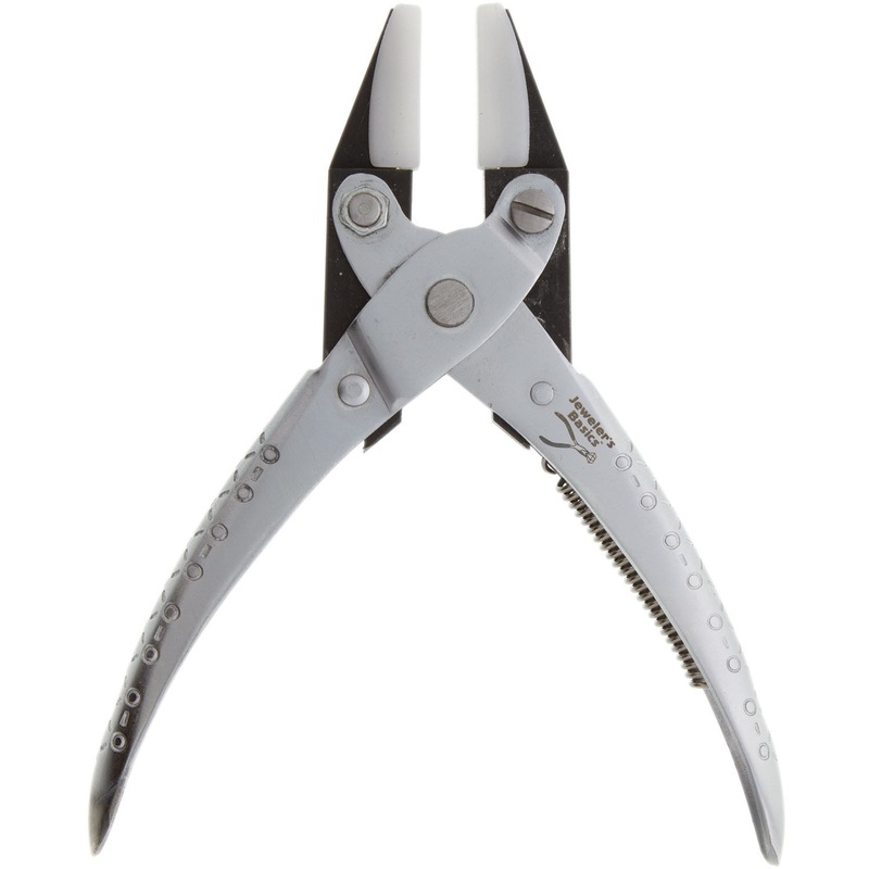 Jeweler's Basics - Pliers, Nylon Jaw, Flat Parallel Size: 140mm, With Springs