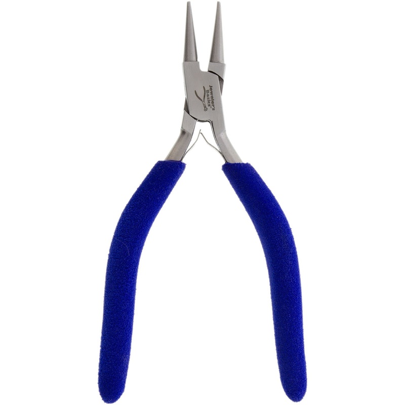 Jeweler's Basics - Pliers, Round Nose Long Comfort Grip Handle