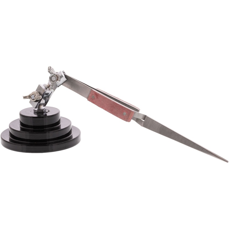 Jeweler's Basics - Third Hand/Tweezer Holder Round Base With Tweezer