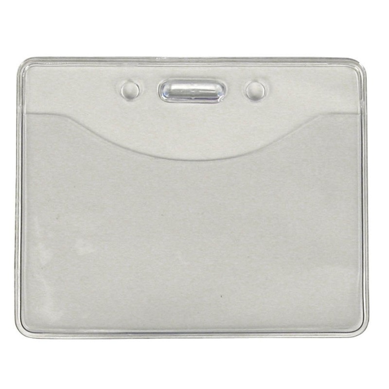 Menda - Holder, Vinyl, Sgl Pkt, Horiz Format, 3-3/8x2-3/8 (is)