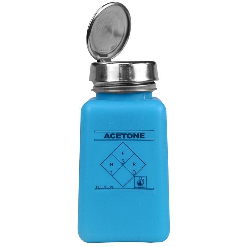 Menda - One-Touch, Blue, Durastatic HDPE, 6oz, Acetone Printed
