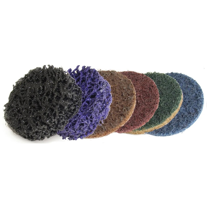 Abrasive Pad Assortment, 1 each A-3512, A-3514, A-3522, A-3524, A-3526, A-3527