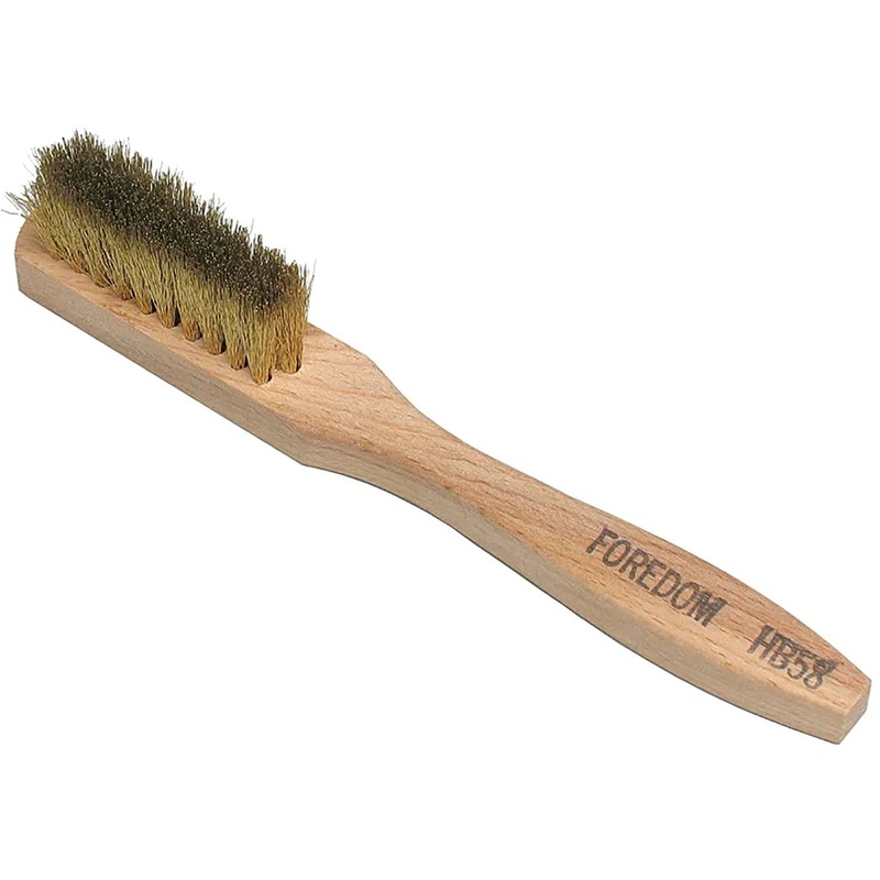 Brass Trim Brush, 5/8 wide x 5-3/4 long with Bristles 3/8 wide x 1-3/4 long x 5/8 height