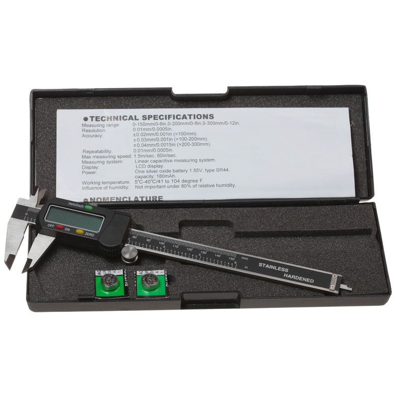 Caliper - Electronic, Plastic Box, 6
