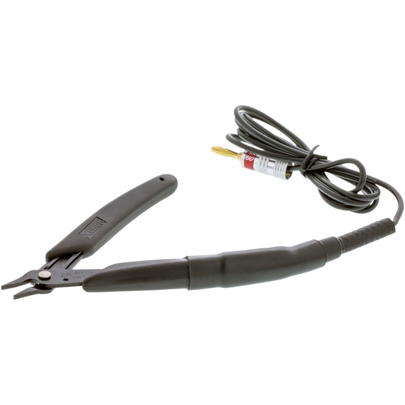 Grounded Pliers - Xuron Short Nose 2mm Wide (475) For Micro Welders (Blue or Black Handles)