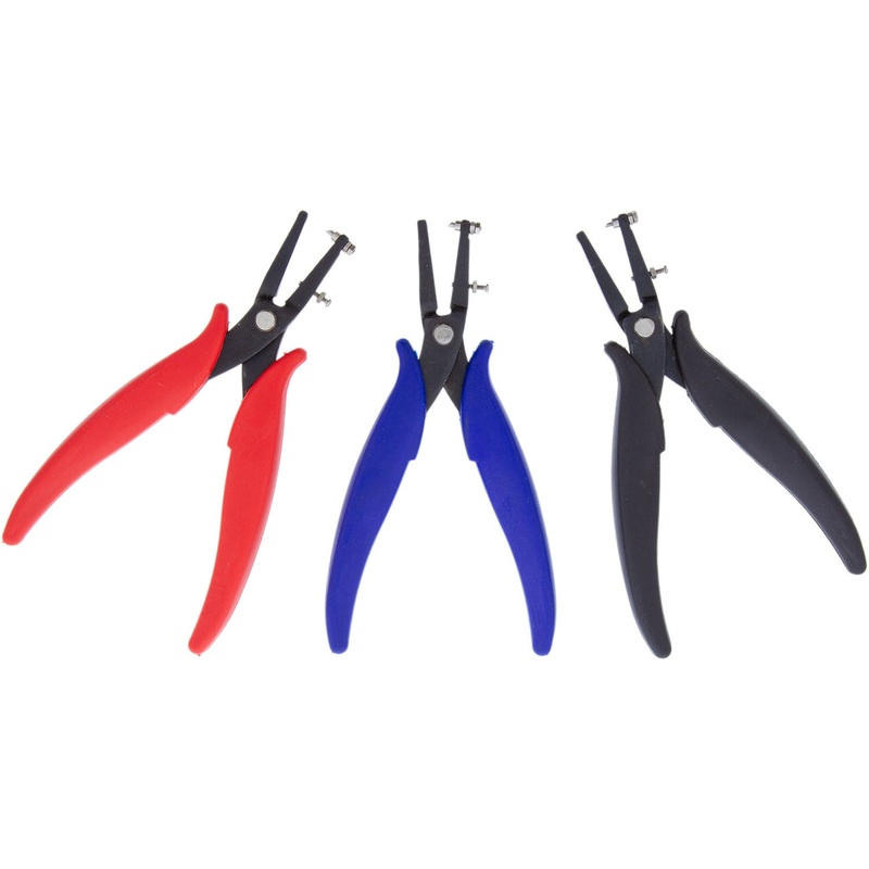 Jeweler's Basics - Punch Set, 1.5mm, 1.8mm & 2.0mm Hole Punching Pliers (set of 3)