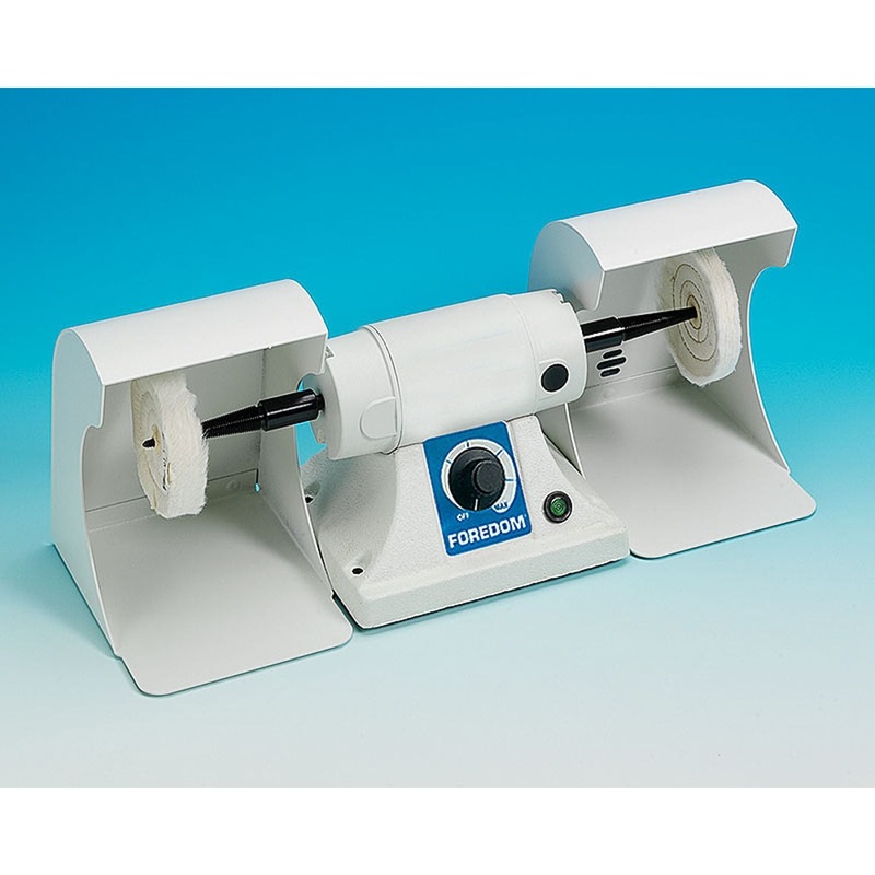 Bench Lathe Kit with 2 DCH Dust Hoods, Right & Left Tapered Spindles, 5/16 dia. Motor Shaft, 115v