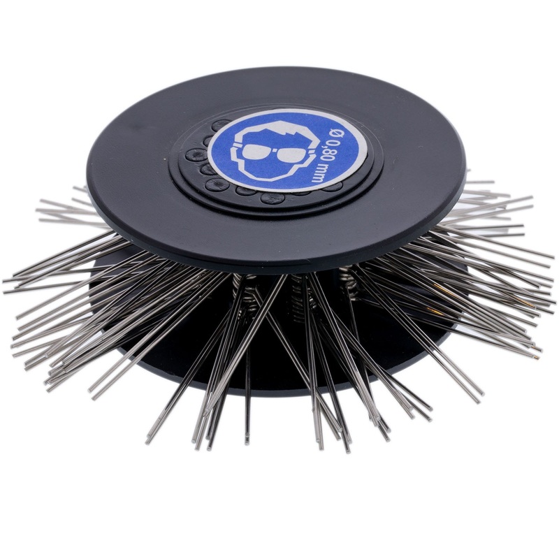 Matte Wire Brush 60/100/25mm 0.80mm - Black