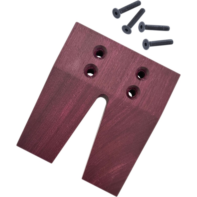 Jayne Redman - Purple Heart Wood Bench Pin
