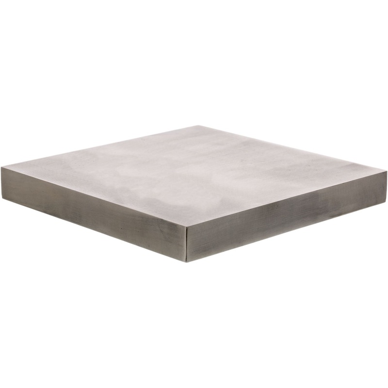 Jeweler's Basics - Steel Bench Block, 6 X 6 X 3/4