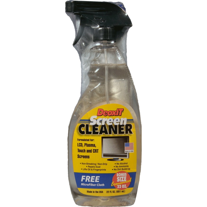 Screen Cleaner Kit, with microfiber cloth Alcohol-free 22 oz