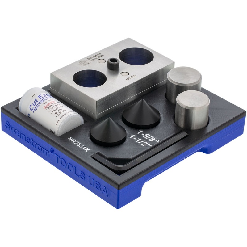 Swanstrom - Disc Cutter, Round Inch, 1.5 and 1.625  for use in a Hydraulic Press