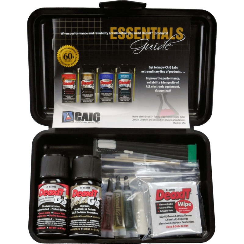 DeoxITKit Audio/Video Survival Kit zip pouch 4 x 8 x 1.5