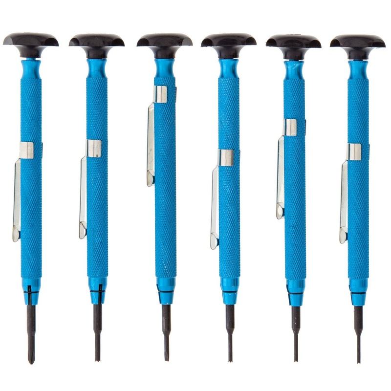 Moody Screw Extractor & Screw- driver, Mini, Aluminum, 6 Pc