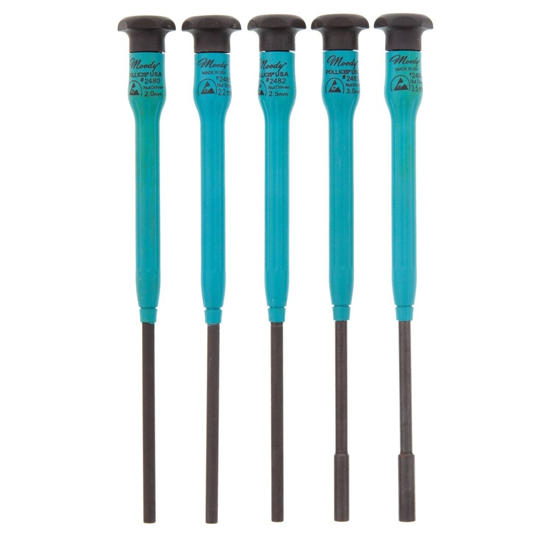 Nut Driver Set, Metric 5Pc Small Pollicis Extended