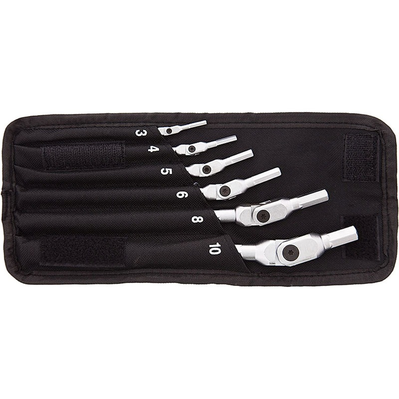 SET 6 CHROME HEX-PRO WR 3-10MM POUCH/BOX