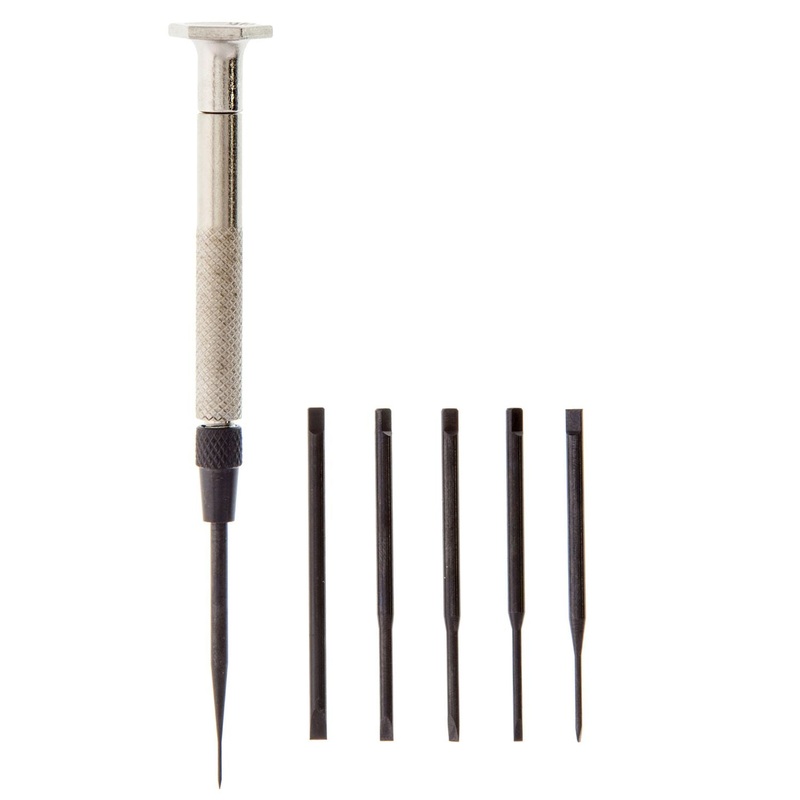 Slotted Driver Set, 7Pc Steel in Pouch