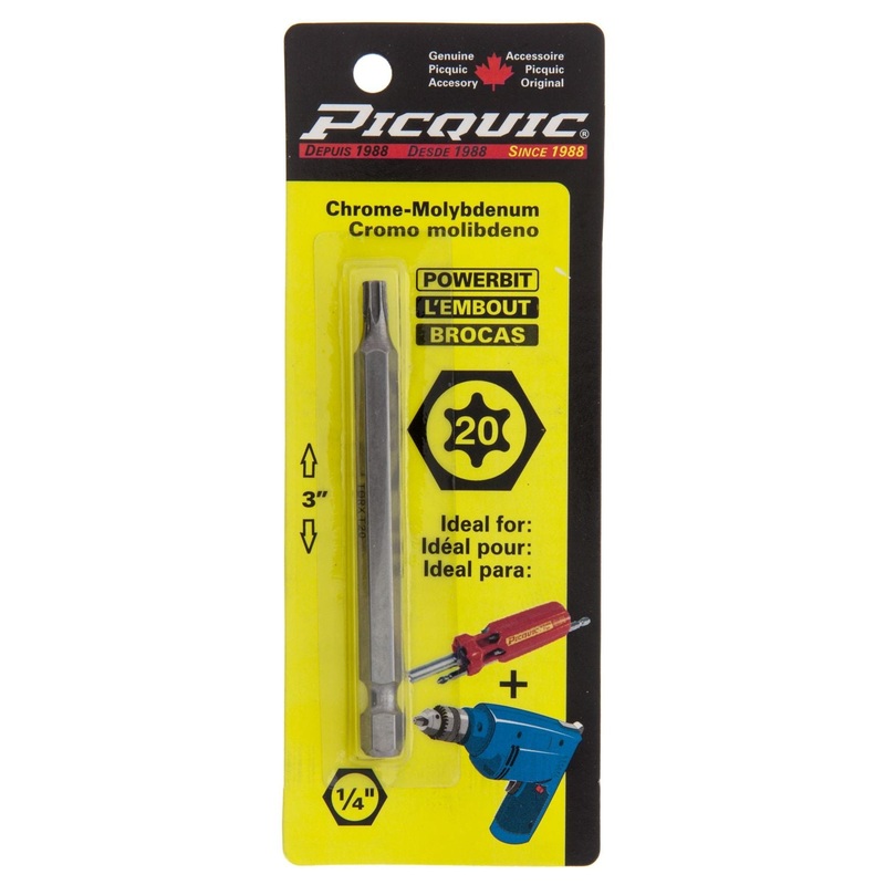 Bit, 3 Powerbit Carded - Torx 20