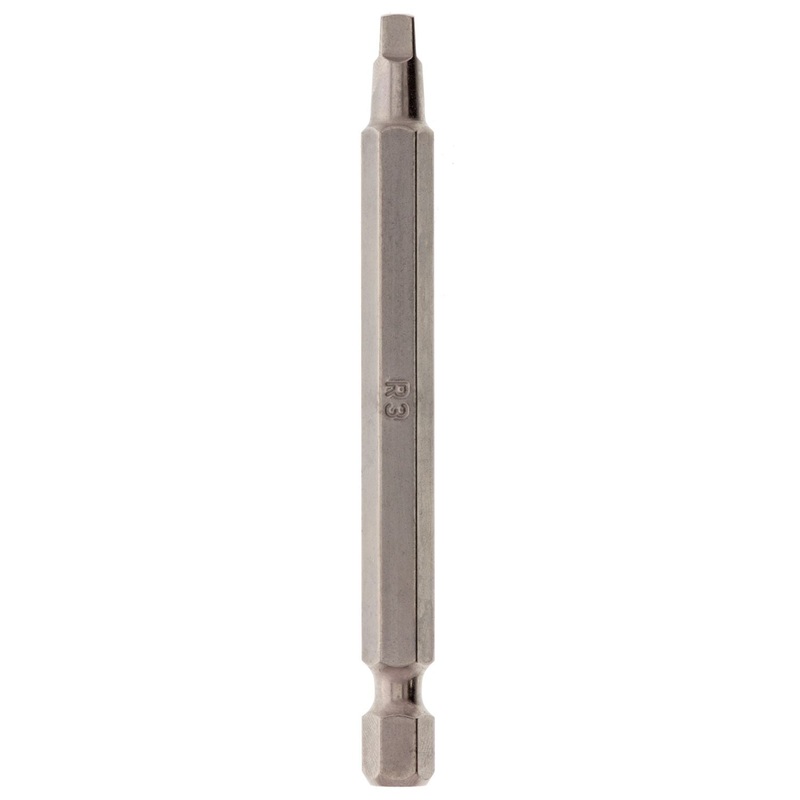 Bit - Electroless Nickel Plated, Robertson, 3 Long, Size3