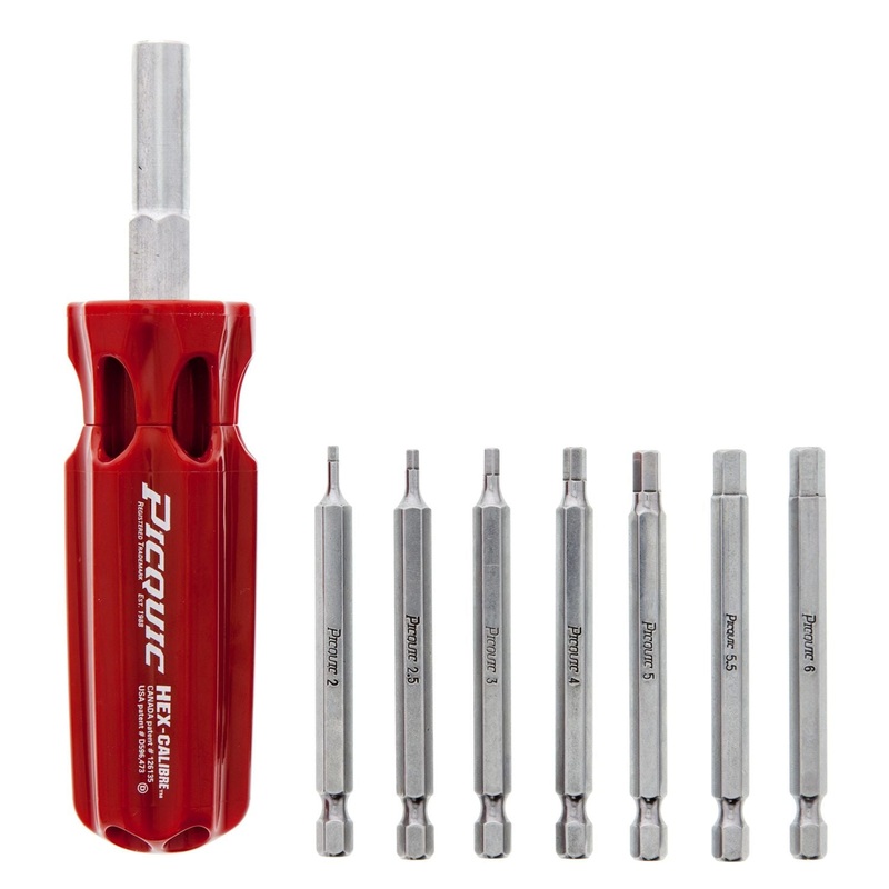 Hexcalibre Metric hex keys - 2, 2.5, 3, 4, 5, 5.5, 6 b
