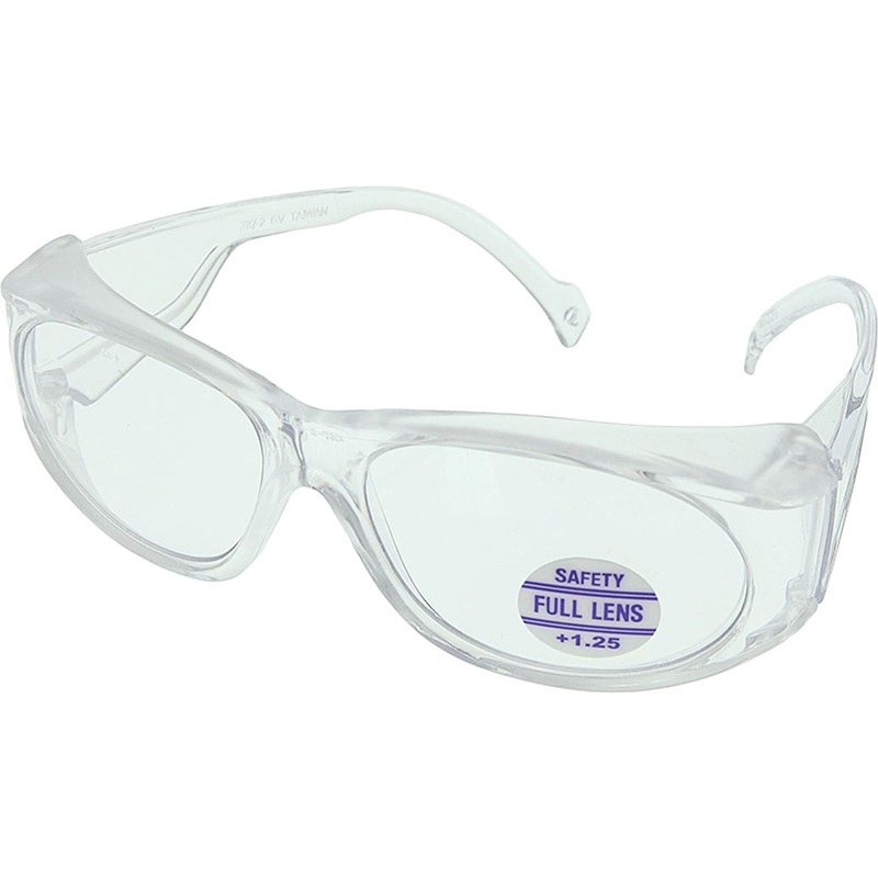 MS Magnifying Safety Glasses - Anti-Fog, +1.25  - +3.00