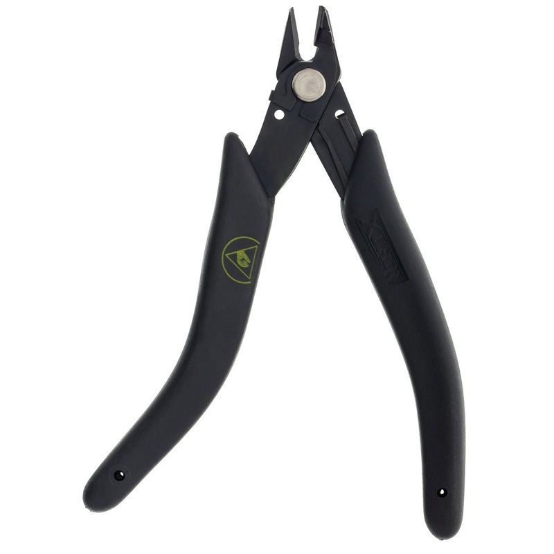 Cutters - Xuron Bio-Shear Flush Cutter LH - ESD Safe Grip Lead Retainer (8500LASF)