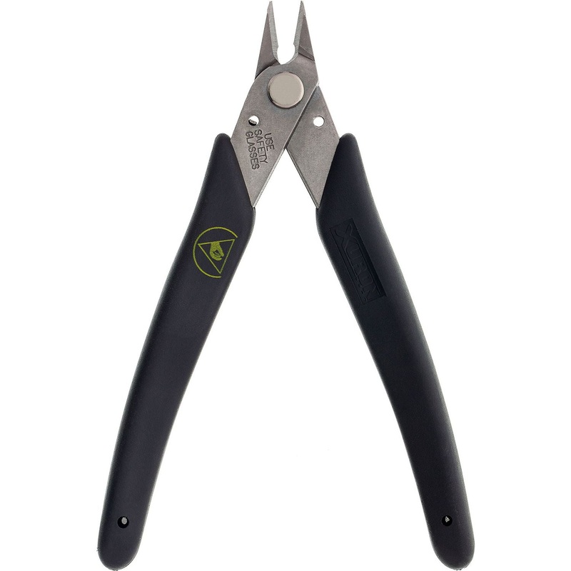 Cutters - Xuron Micro-Shear Flush Cutter, ESD Safe Grips (LXAS)