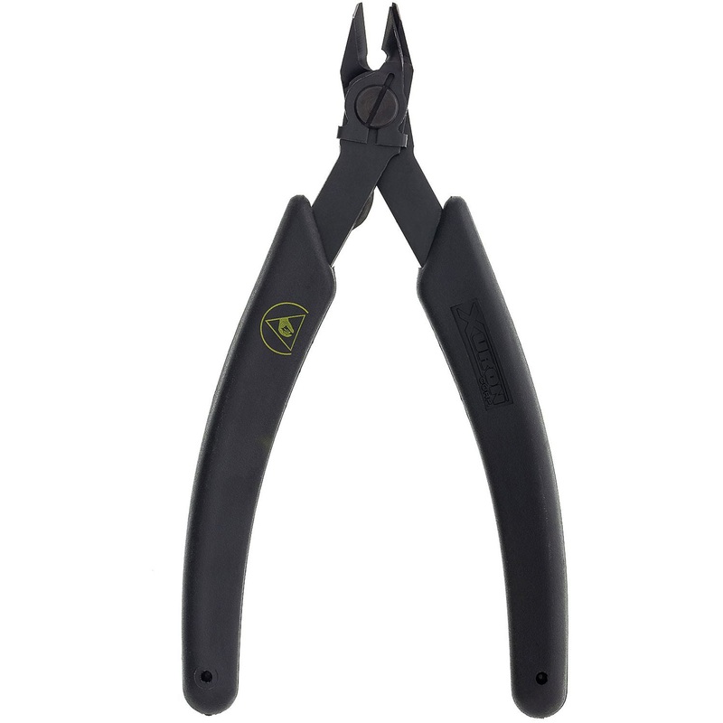 Cutters - Xuron Tapered Head Micro-Shear Flush LH, ESD Safe Grips, Lead Retainer (9200LHASF)