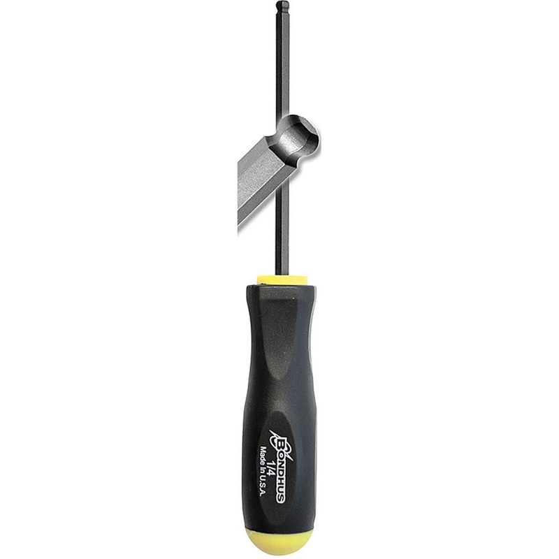 Screwdriver - Ball Tip Hex, Xlong, 3/16