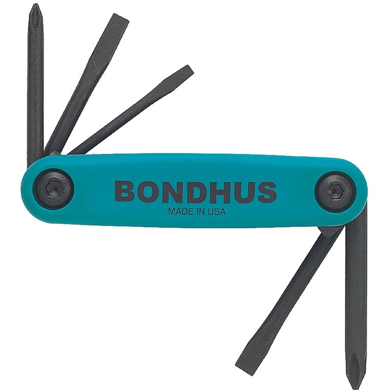 Utility Fold-up Tool Set -PH 1,2; Slotted 1/8, 3/16,