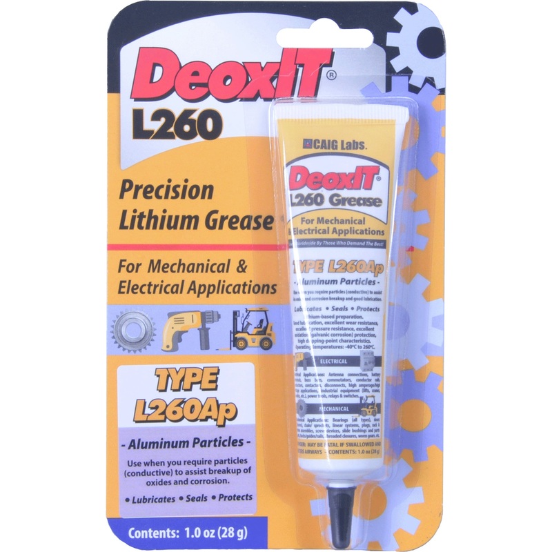 DeoxITL260 Grease L260Ap, Squeeze Tube aluminum particles 28 g