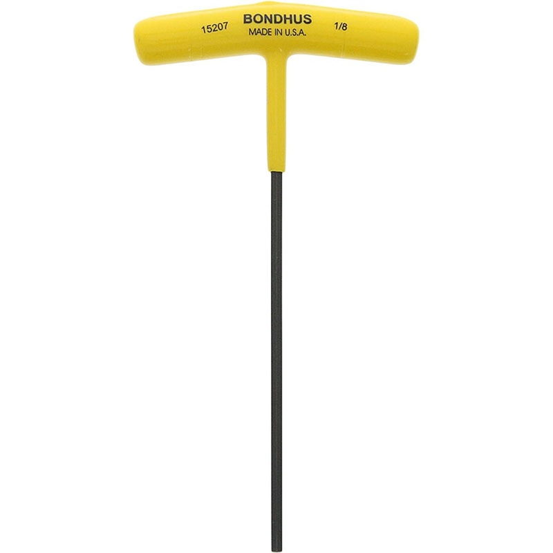 Hex - 1/8 Hex T-Handle 6 Length (Carded)