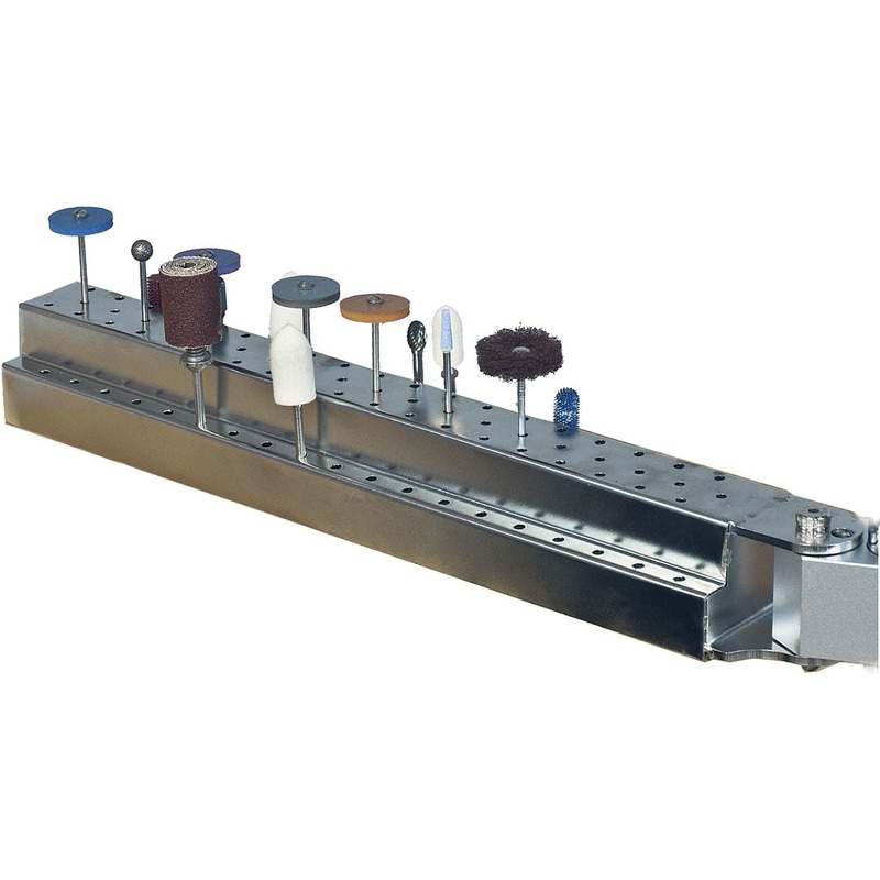 Accessory Holder Arm, for 99 3/32 shank bits, 3 Tiers, Accy. bar measures 30cm long x 5cm wide x 5cm, high, for use on MAMH-13