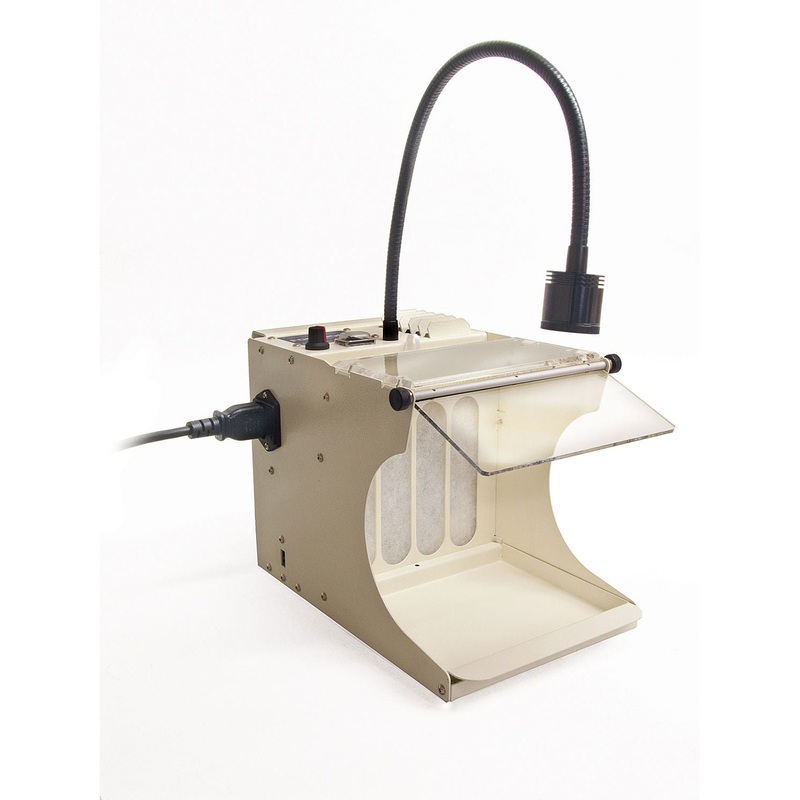 Filter Hood w/light & 3 filters, set to 115V with North American 3 prong plug