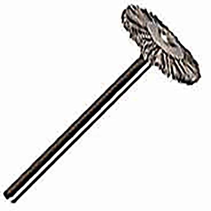 Goat Hair Soft Wheel Brush with 3/16 Trim, 3/4 dia. with 1/8 Shank