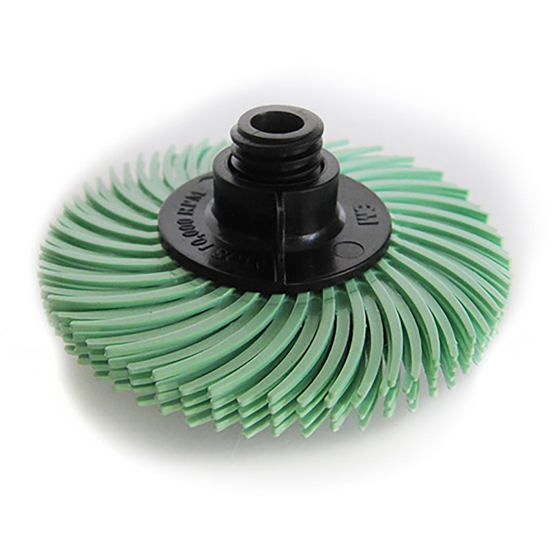3M 2 4-ply Radial Bristle Brush Green 1 Micron