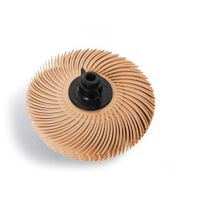 3M 3 6-ply Radial Bristle Brush Peach 6 Micron