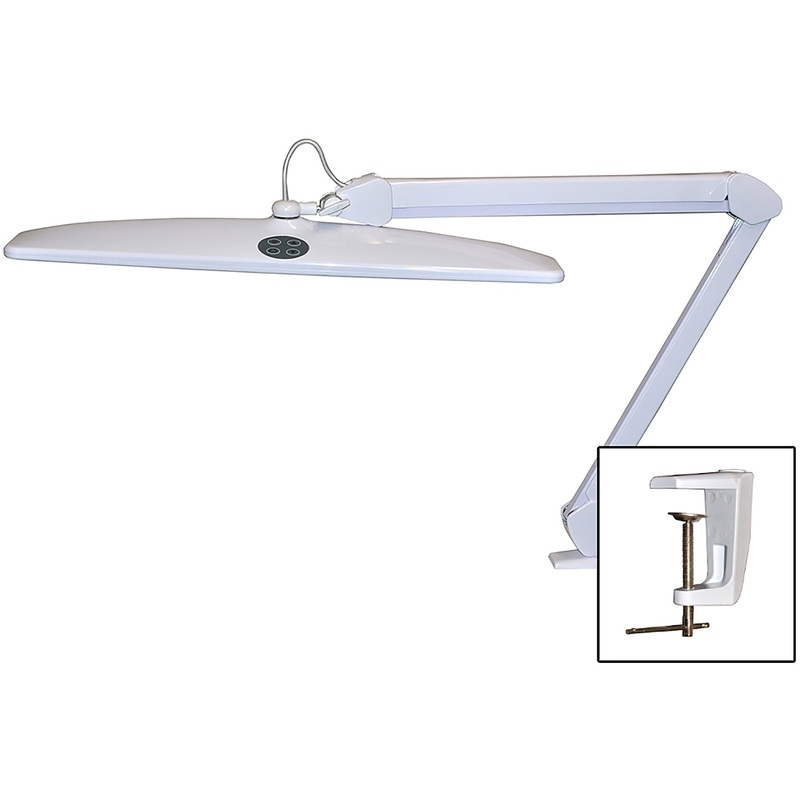 Grobet USA Professional LED Bench Lamp with Dimmer Switch