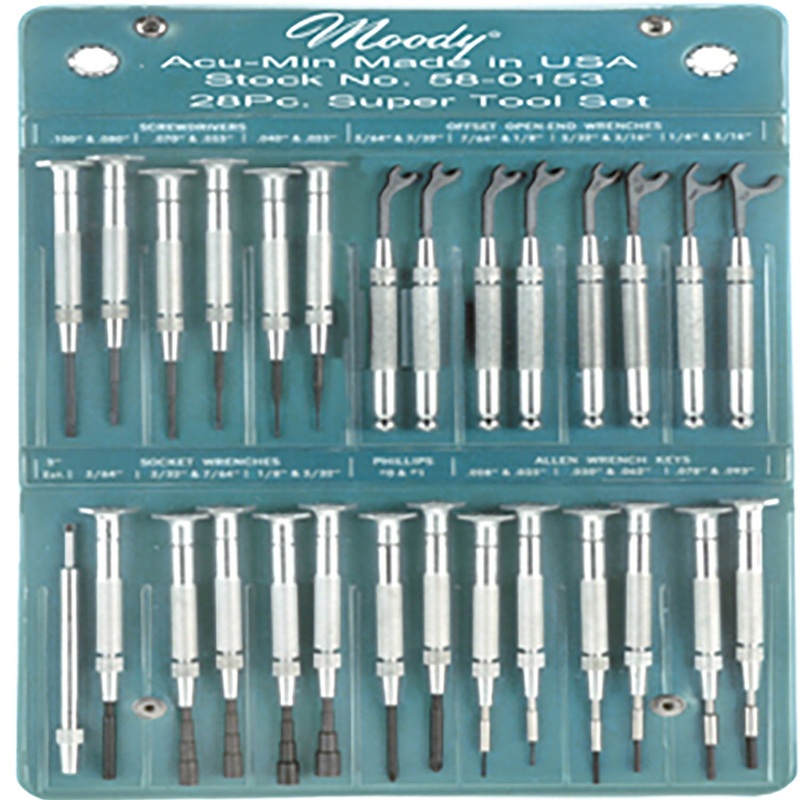 28 Pc. Metric Super Tool Set: 27 complete drivers & 1 extens