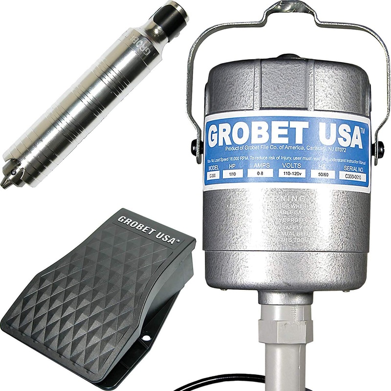 Grobet USA Flexible Shaft Motor, C300, 1/10Hp, 110V