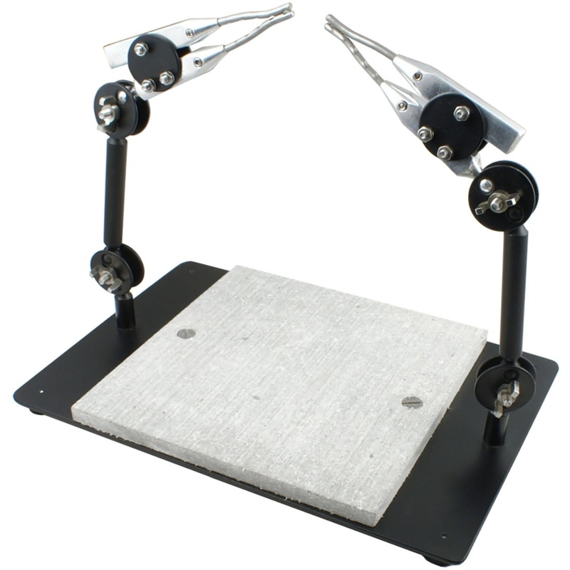 Soldering Station with Soldering Block and Double Third Hand