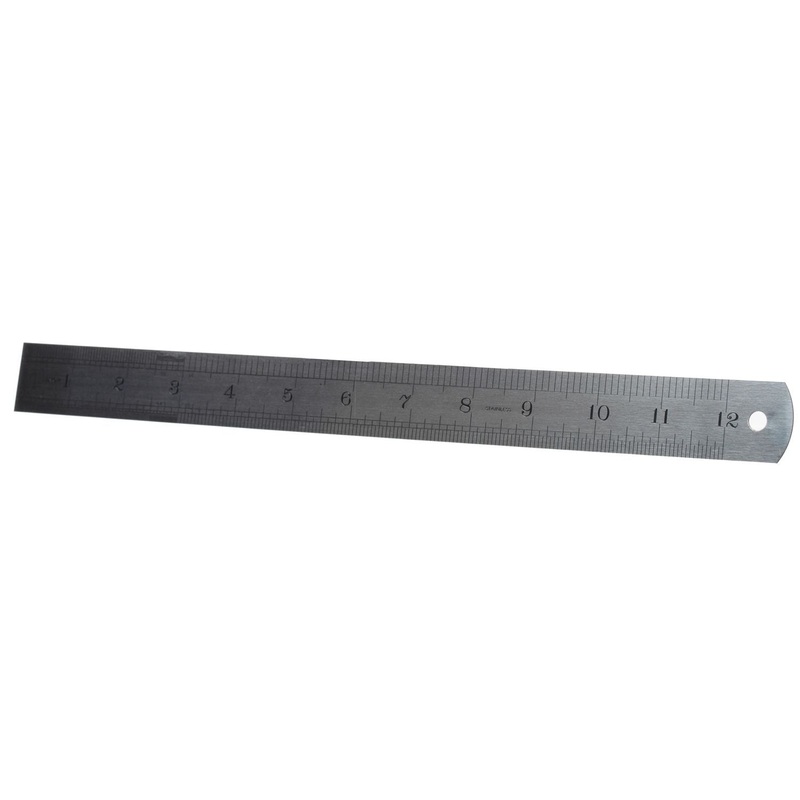 Ruler - Steel, In Pouch, 12