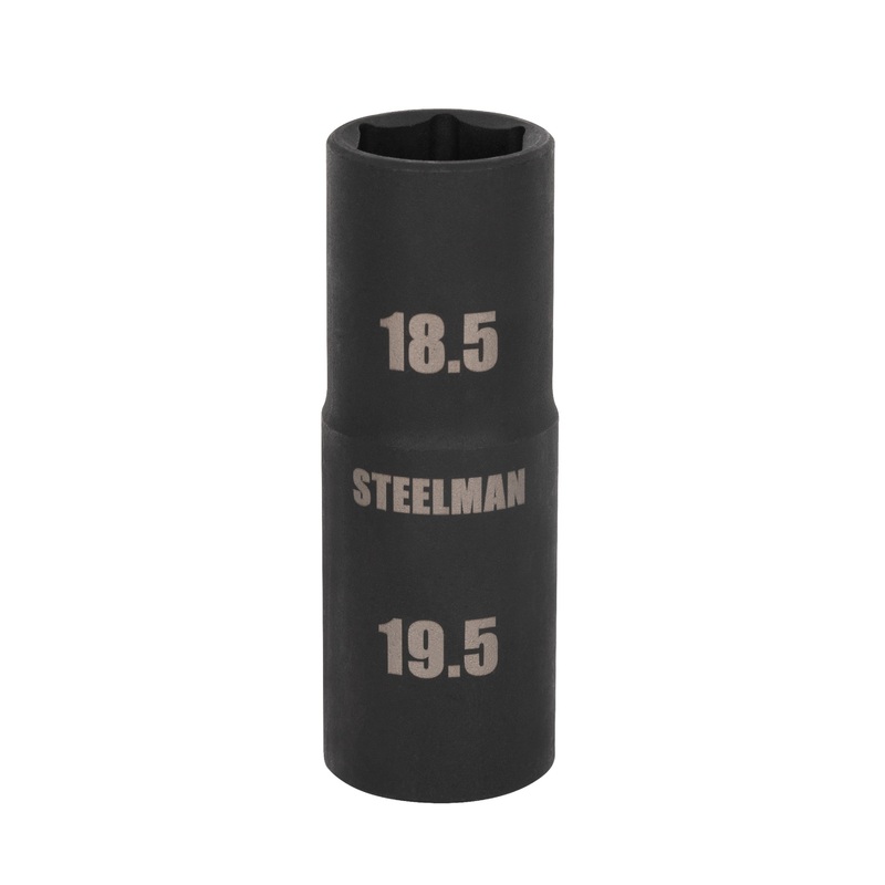1/2-Inch Drive 6-Point Thin Wall 18.5mm x 19.5mm Impact Flip Socket
