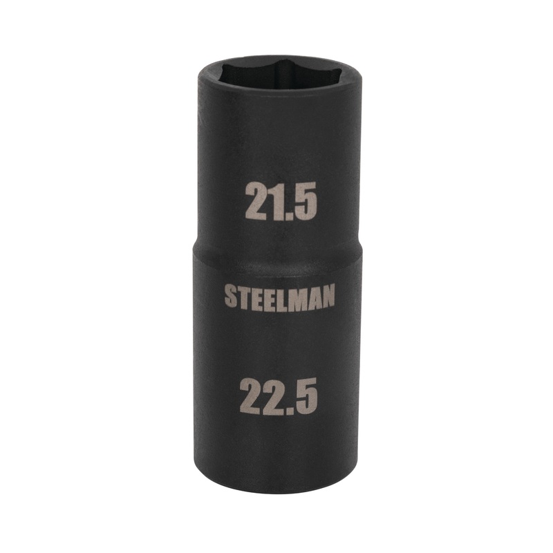 1/2-Inch Drive 6-Point Thin Wall 21.5mm x 22.5mm Impact Flip Socket