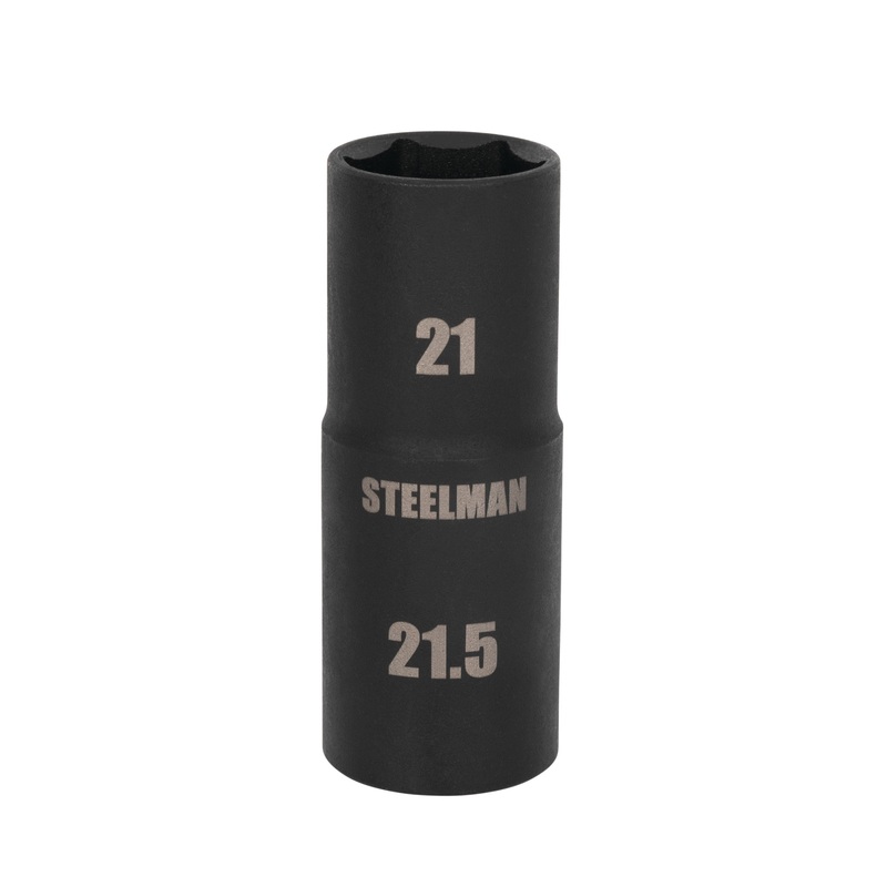 1/2-Inch Drive 6-Point Thin Wall 21mm x 21.5mm Impact Flip Socket