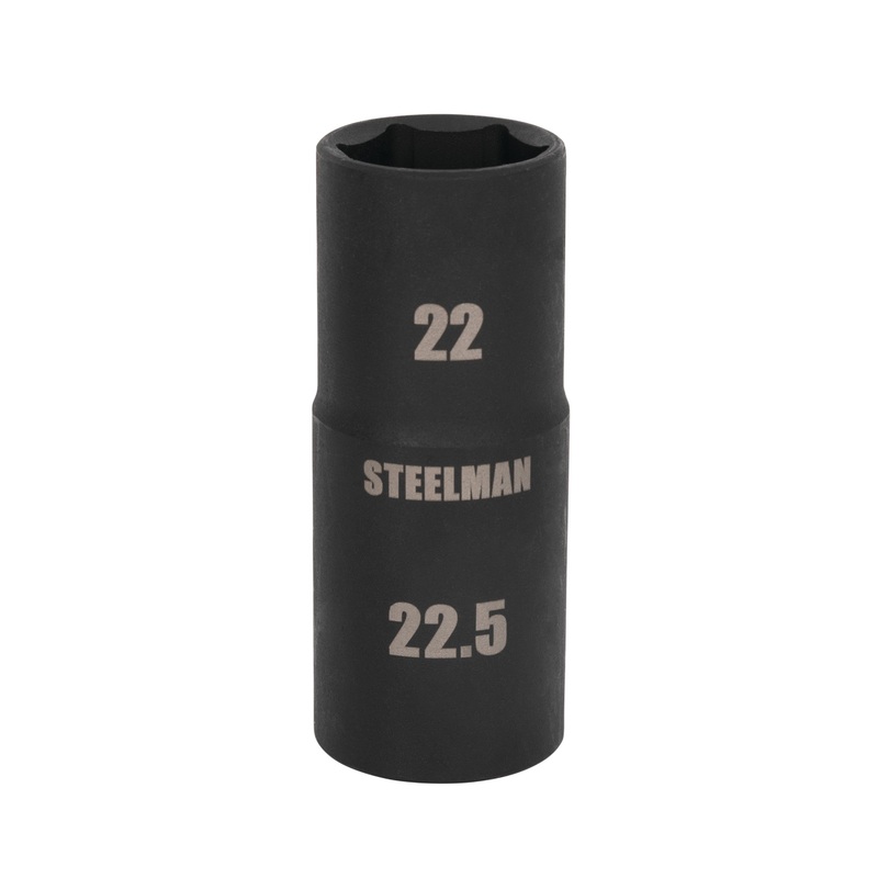1/2-Inch Drive 6-Point Thin Wall 22mm x 22.5mm Impact Flip Socket