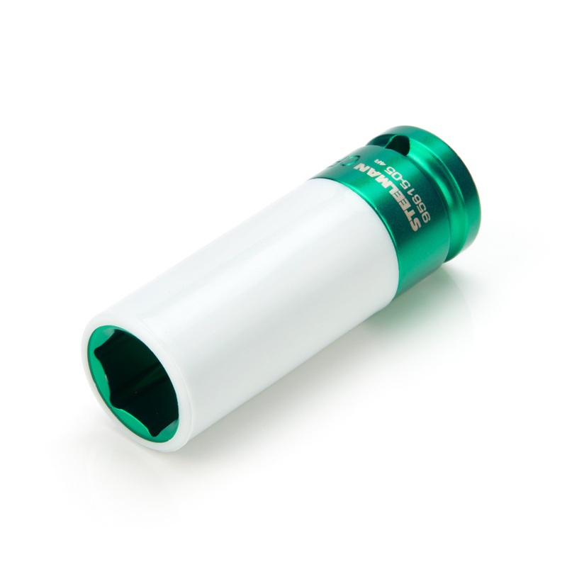 1/2in. Drive 3/4in. Nylon Sleeved Impact Socket (Green)