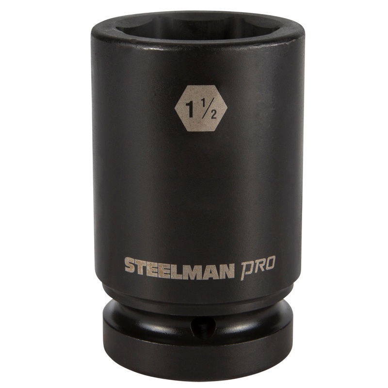 1-Inch Drive x 1-1/2-Inch 6-Point Deep Impact Socket