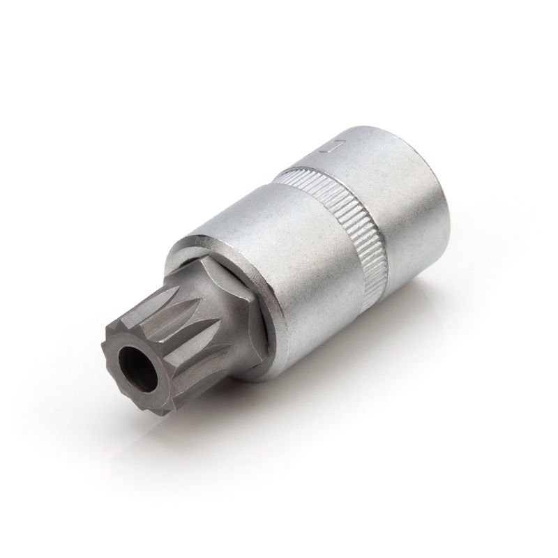 16mm 1/2-Inch Drive 12-Point Triple Square Tamper-Proof Transmission Drain Plug Bit Socket for VW/Audi/Porsche